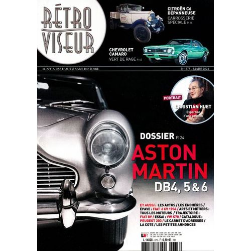 Rétroviseur 375 Dossier Aston Martin Db4 , 5 Et 6