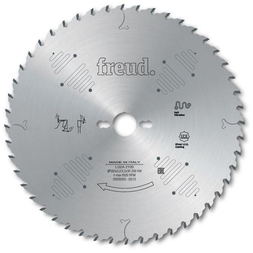 Lame pour panneaux en bois/contreplaqués FREUD - Ø250 3,2/2,2 AL30 Z40 BA - F03FS07562 -LG2A 1700