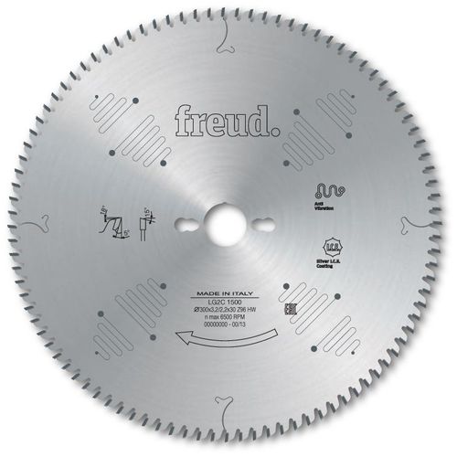 Lame pour panneaux en bois/composites FREUD - Ø300 3,2/2,2 AL30 Z96 BA - F03FS07571 -LG2C 1500