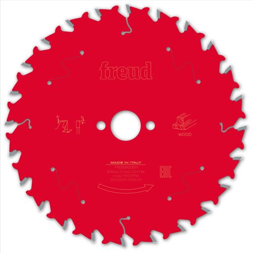 Lame pour scie circulaire portative filaire/sans fil FREUD - Ø160 2,2/1,6 A20 Z24 BA 15° - F03FS09678 -FR06W006H