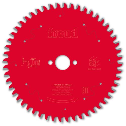 Lame scie circulaire portative filaire/sans fil FREUD - Ø160 2,2/1,6 AL20 Z52 TP -5° - F03FS09808 -FR06A001H