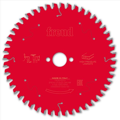 Lame pour scie circulaire portative filaire/sans fil FREUD - Ø160 2,2/1,6 AL20 Z48 TP 0° - F03FS09865 -FR06H001H