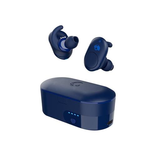 Skullcandy Push - Écouteurs sans fil avec micro - intra-auriculaire - Bluetooth - bleu, indigo