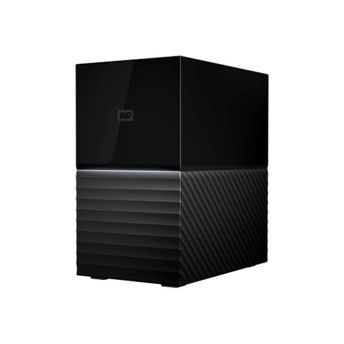 WD My Book Duo WDBFBE0200JBK - Baie de disques - 20 To - 2 Baies - HDD 10 To x 2 - USB 3.1 (externe)