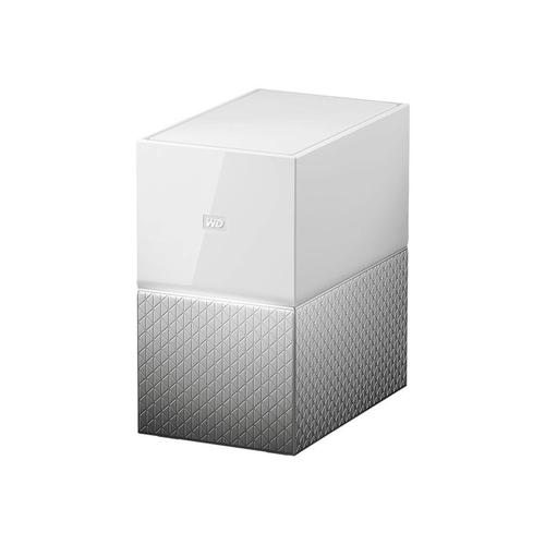 WD My Cloud Home Duo WDBMUT0060JWT - Dispositif de stockage personnel dans le nuage - 6 To - HDD 3 To x 2 - RAID 1, JBOD - Gigabit Ethernet