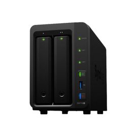 Synology Disk Station DS718+ - Serveur NAS - 2 Baies - RAID 0, 1, 5, 6, 10, JBOD - RAM 2 Go - Gigabit Ethernet - iSCSI support