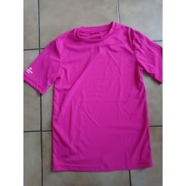 Tee-Shirt Rose - Anti-Uv - 10 Ans -Tribord Upf 50+