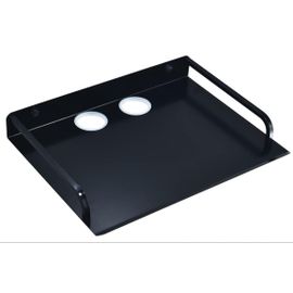 ultimédia Etagère Murale pour Appareil AV, Support Flottantes Étagères en Métal pour Routeur, Boîtes De Câble, Lecteurs DVD/Blu-Ray, Console de Jeu, Décodeur, Projecteur