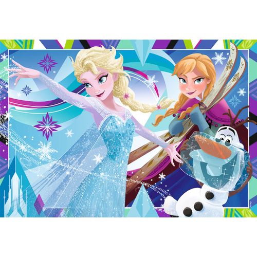 Puzzle Puzzles 2x12 P - Jeux D'hiver / Disney La Reine Des Neiges