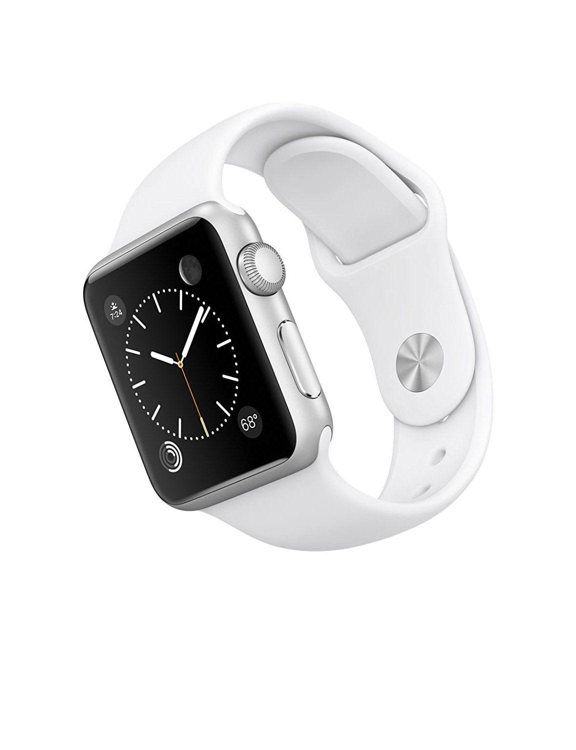 apple watch sport 38mm 7000 series silver aluminum