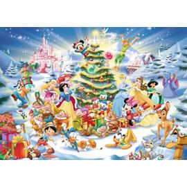 Puzzle Disney Ravensburger 1000 pièces Train de Noël - Tous à bord