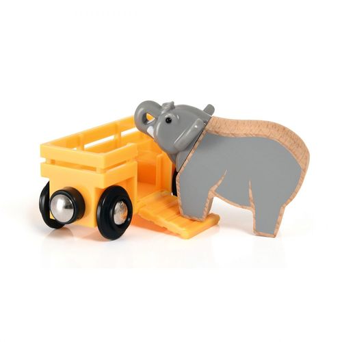 Bri Train Wagon Et Elephant