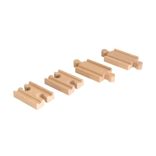 Bri Train Lot 4 Mini Rails Double Male / Double Femelle 54 Mm