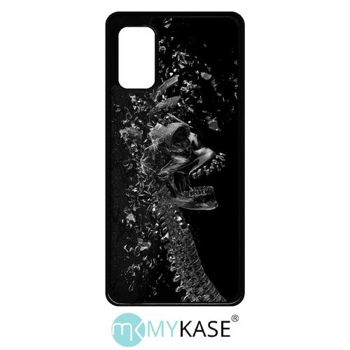 Coque Galaxy A41 - Squelette Verre Bris - Noir