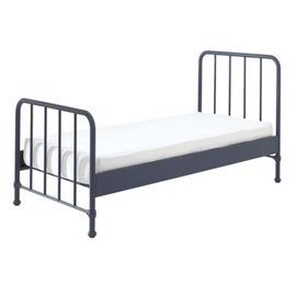 Lit Enfant "Bronxx" 90x200cm Bleu Mat
