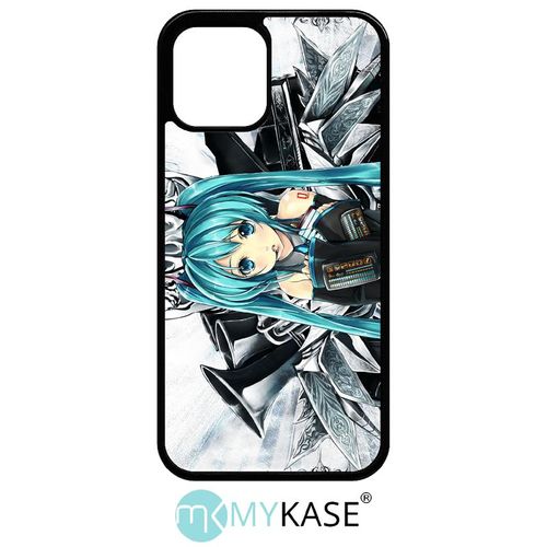 Coque Pour Iphone 12 Pro - Manga Fille - Noir