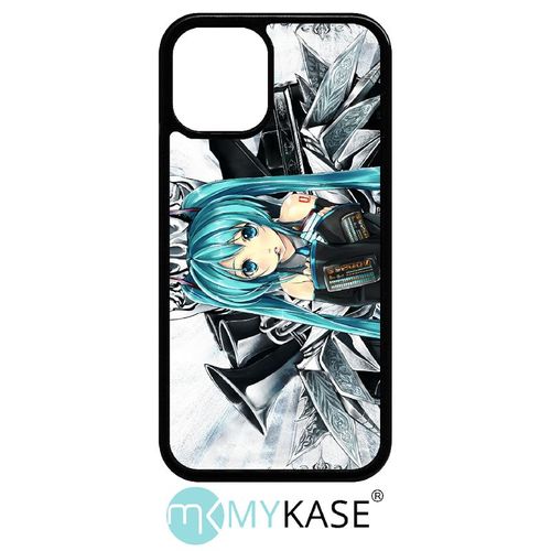 Coque Iphone 12 Mini - Manga Fille - Noir