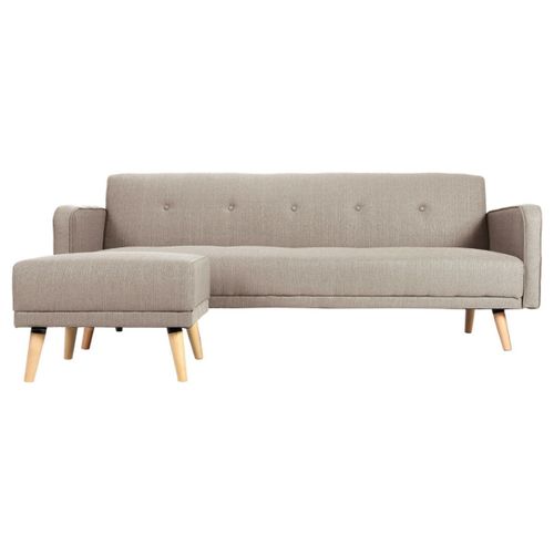 Canapé D'angle Convertible Réversible Scandinave Naturel Ulla