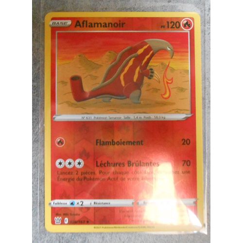 Aflamanoir Reverse 26/163 - Eb5 - Epee Bouclier Styles De Combat - Vf