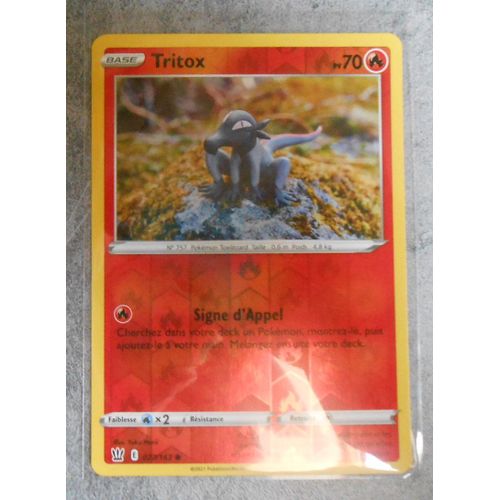 Tritox Reverse 27/163 - Eb5 - Epee Bouclier Styles De Combat - Vf