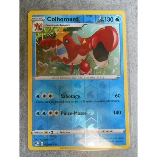 Colhomard Reverse 39/163 - Eb5 - Epee Bouclier Styles De Combat - Vf