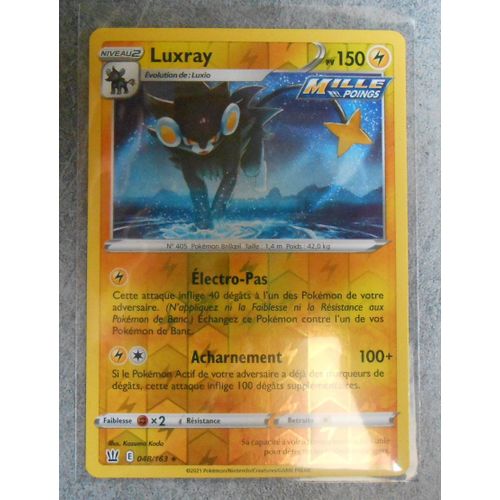 Luxray Reverse 48/163 - Eb5 - Epee Bouclier Styles De Combat - Vf