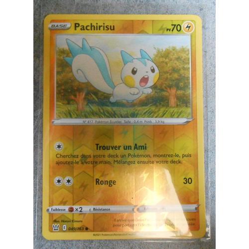 Pachirisu Reverse 49/163 - Eb5 - Epee Bouclier Styles De Combat - Vf