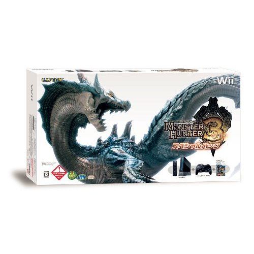 Console Wii Pack Monster Hunter 3 Tri - Import Jap
