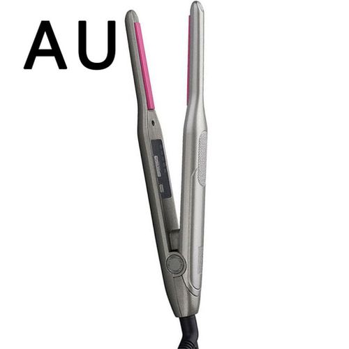 Professionnel 2 En 1 Défriser Les Cheveux Fer À Friser Bigoudi Fer Plat Pour Cheveux Courts Cheveux Led Lisseur Eu Plug