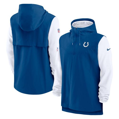 Chandail À Capuchon Pour Homme Indianapolis Colts Sideline Player Quarter-Zip Nike Royal/Blanc Pour Homme
