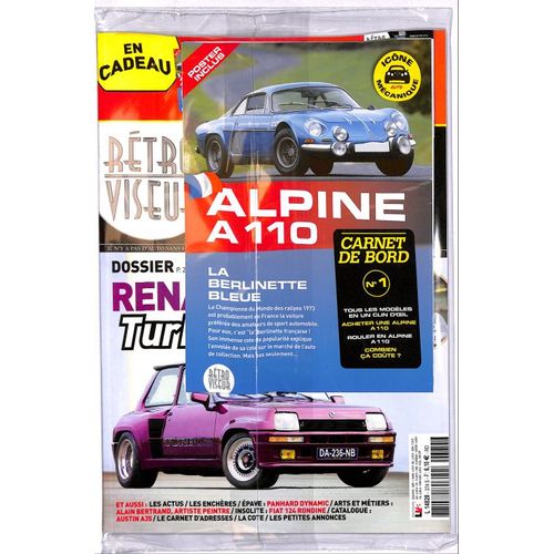 Rétroviseur 374 R5 Turbo + Un Booklet Poster Alpine A 110