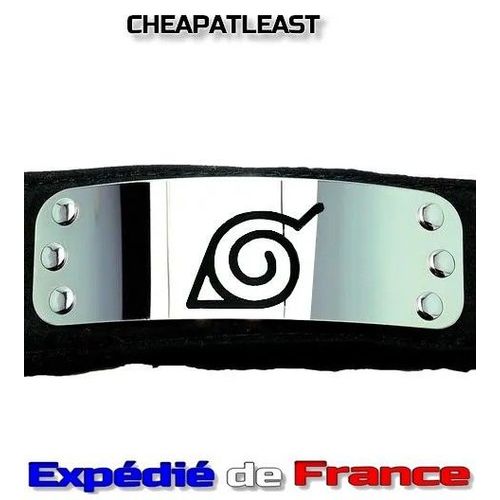 Bandeau Naruto Uzumaki Konoha Shinobi Anime Manga Cosplay Déguisement Kakashi Sakura Sasuke Ninja Shippuden