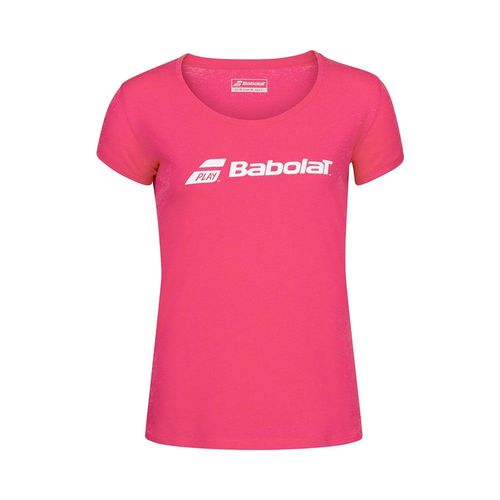 Enfants: T-Shirt Babolat Exercise Fuchsia Fille-Taille-12/14