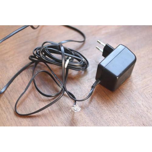 Poly W41DA-06515-09015 AC Adaptateur 6.5V 9V 150mA Alimentation électrique chargeur secteur pour téléphone Sagem et autres