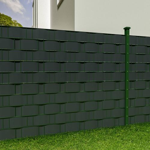 TecTake Rouleau Brise-Vue Pare-Vent Pour ClôTure Terrasse Jardin Gris PVC 35mx19cm Neuf 