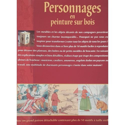 Personnages En Peinture Sur Bois