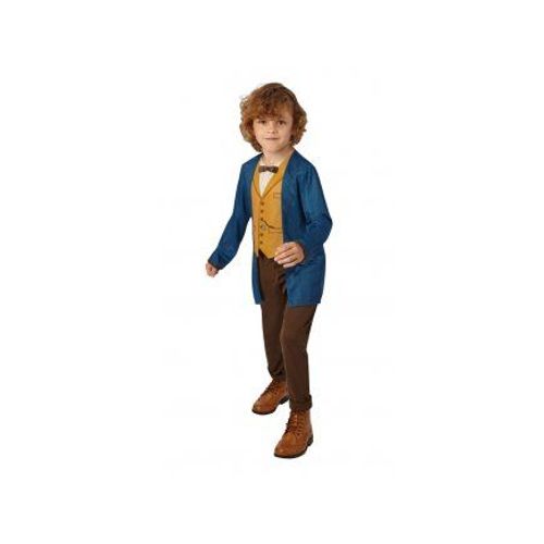 Deguisement Enfant Norbert Dragonneau 7-8 Ans, 128 Cm - Sorcier, Heros Film - Serie Animaux Fantastiques - Set Costume + Carte