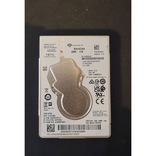 Disque dur SEAGATE BARRACUDA 1 To ST1000LM049
