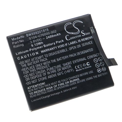 Vhbw Batterie Compatible Avec Wiko U Feel Lite 4g Smartphone (2400mah, 3,8v, Li-Polymère)
