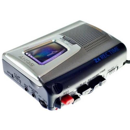 Walkman cassettes reader Sony TCM-20DV - cassettes audio voice operate recording cassette-corder clear voice voix claire - Gris