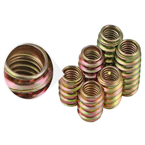 M5x14mm vis à l'interface d'écrous Insert fileté 50pcs pour mobilier en bois