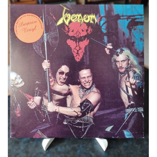 ! Ultra Rare ! Venom - Burried Alive [1986] / Lp, Limited Edition, Multicolor Vinyl / Media=Vg++ - Cover=Nm