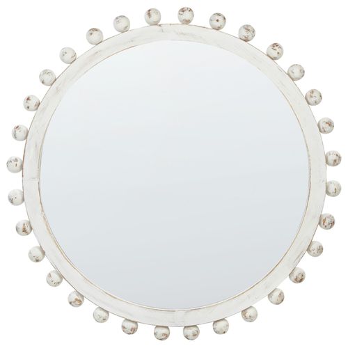 Miroir TAZILLY Bois Blanc cassé