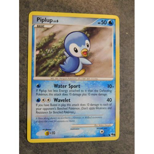 Pokemon Tiplouf 16/17 Pop 9