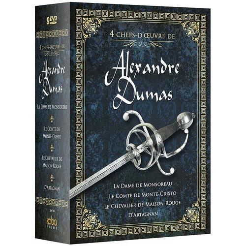 4 Chefs-D'oeuvre De Alexandre Dumas : La Dame De Monsoreau + Le Comte De Monte-Cristo + Le Chevalier De Maison Rouge + D'artagnan - Pack
