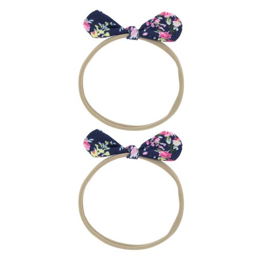 2 Pcs Ensemble Bebe Filles Bandeau Nouveau Ne Princesse Elastique Lapin Oreilles Bande De Cheveux Bleu Marine 1 Rakuten