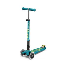 Trottinette Micro Mobility Maxi Micro Deluxe Pliable Led Vert Ptrole