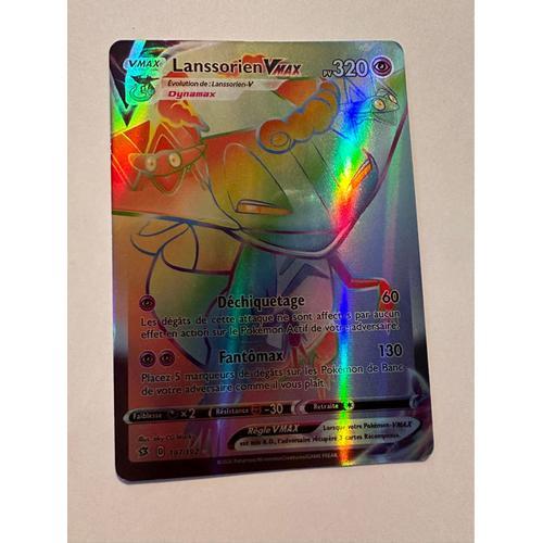 Carte Pokémon Lanssorien Vmax Brillante 