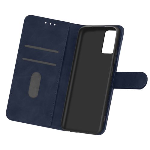 Étui Pour Samsung Galaxy A32 5g Clapet Portefeuille Support Vidéo Bleu Nuit