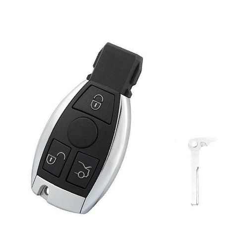 Coque De Clé Avec 3 Boutons Pour Clé De Voiture Mercedes-Benz